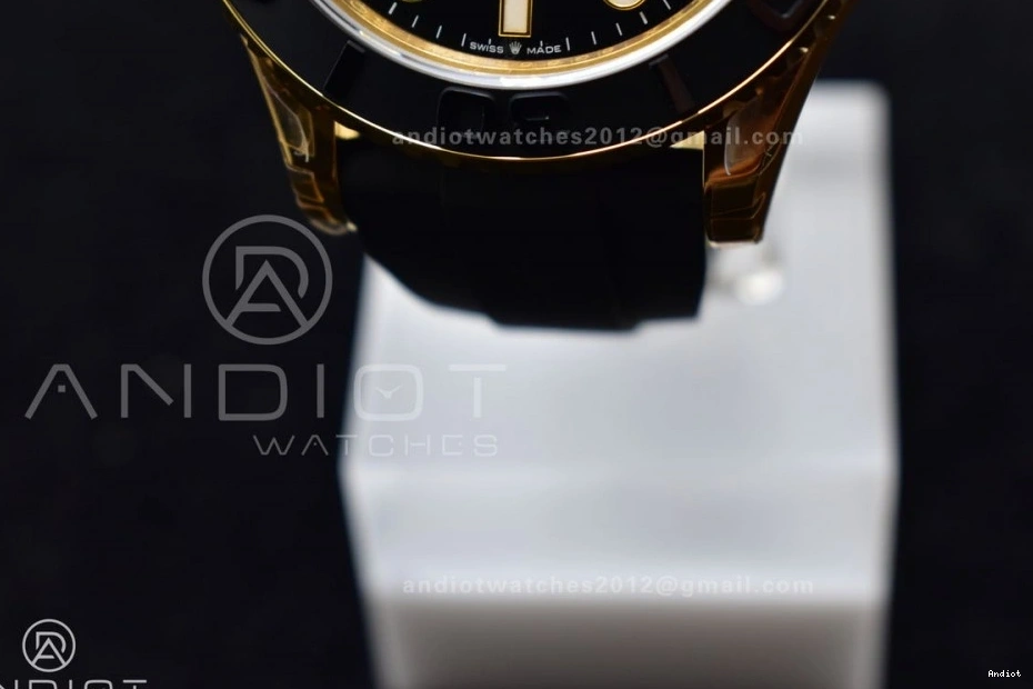 Black Ceramic 1:1 on 3D Edition Best Rubber Strap Yacht-Master VSF VS3235 42mm Black Bezel 226658 0410